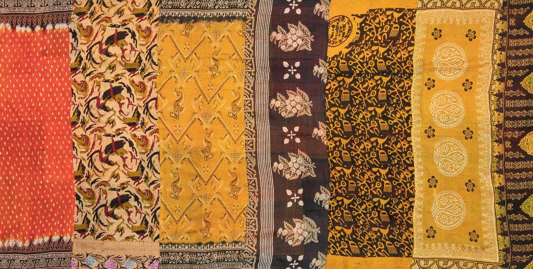 Vintage Silk Kantha