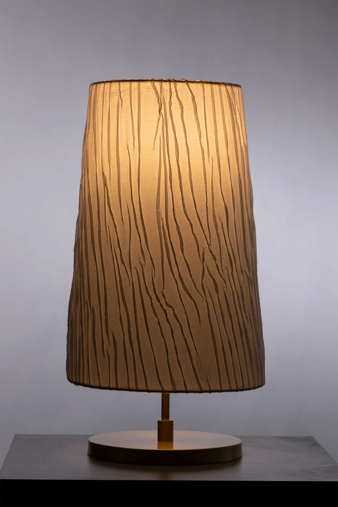 Wavy Stripe Patch Desk Lamp -Ivory-