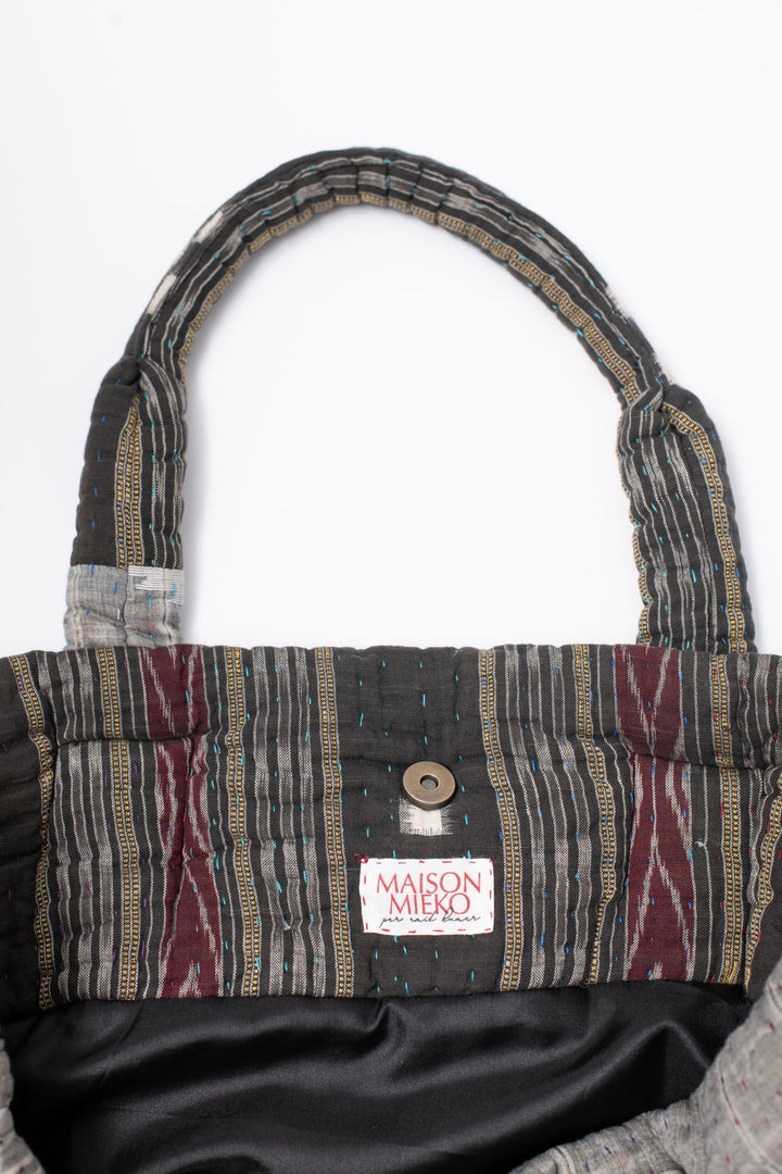 Quilted Vintage Cotton Kantha Tote Bag #0001