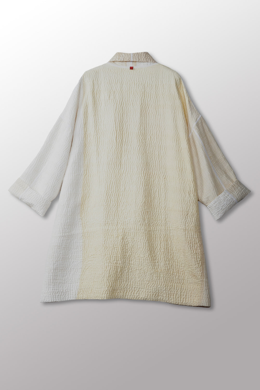 JAIPUR WHITE KANTHA HAORI JACKET - jw4068-ivy -