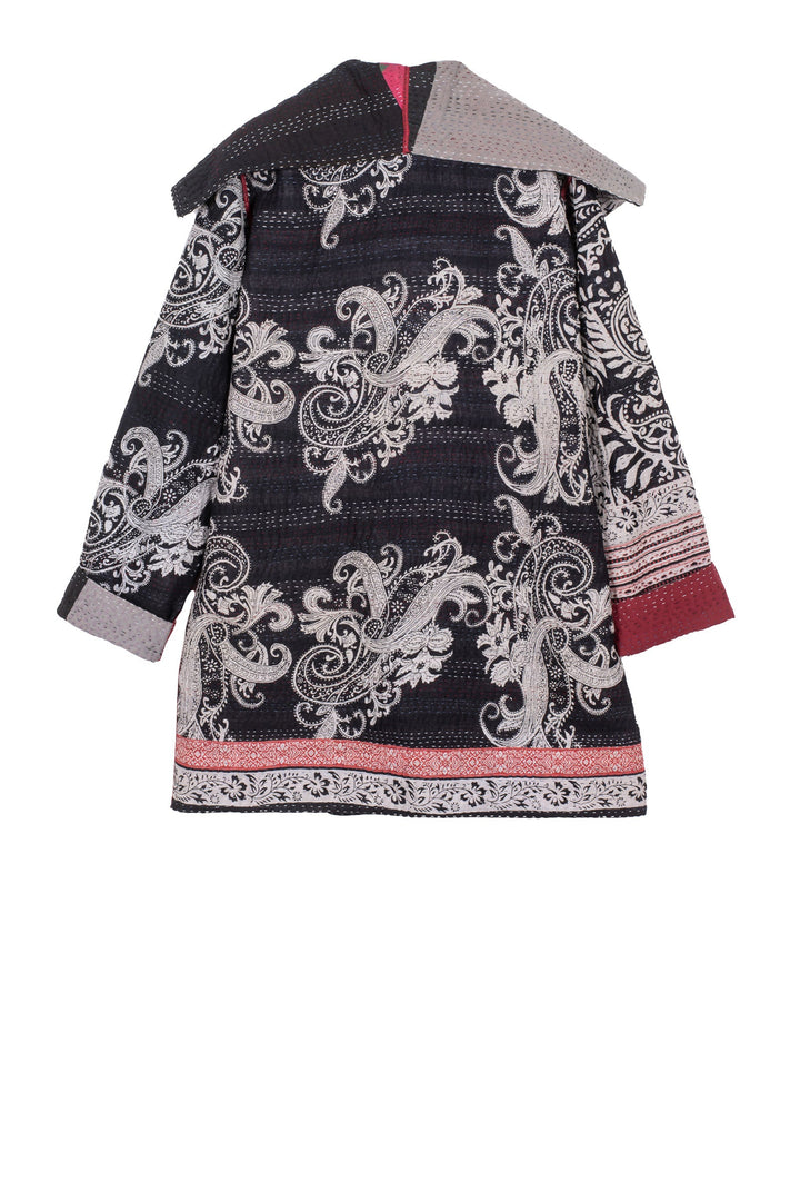 PAISLEY & PATCH KANTHA POCKET JKT - py4002-blk -