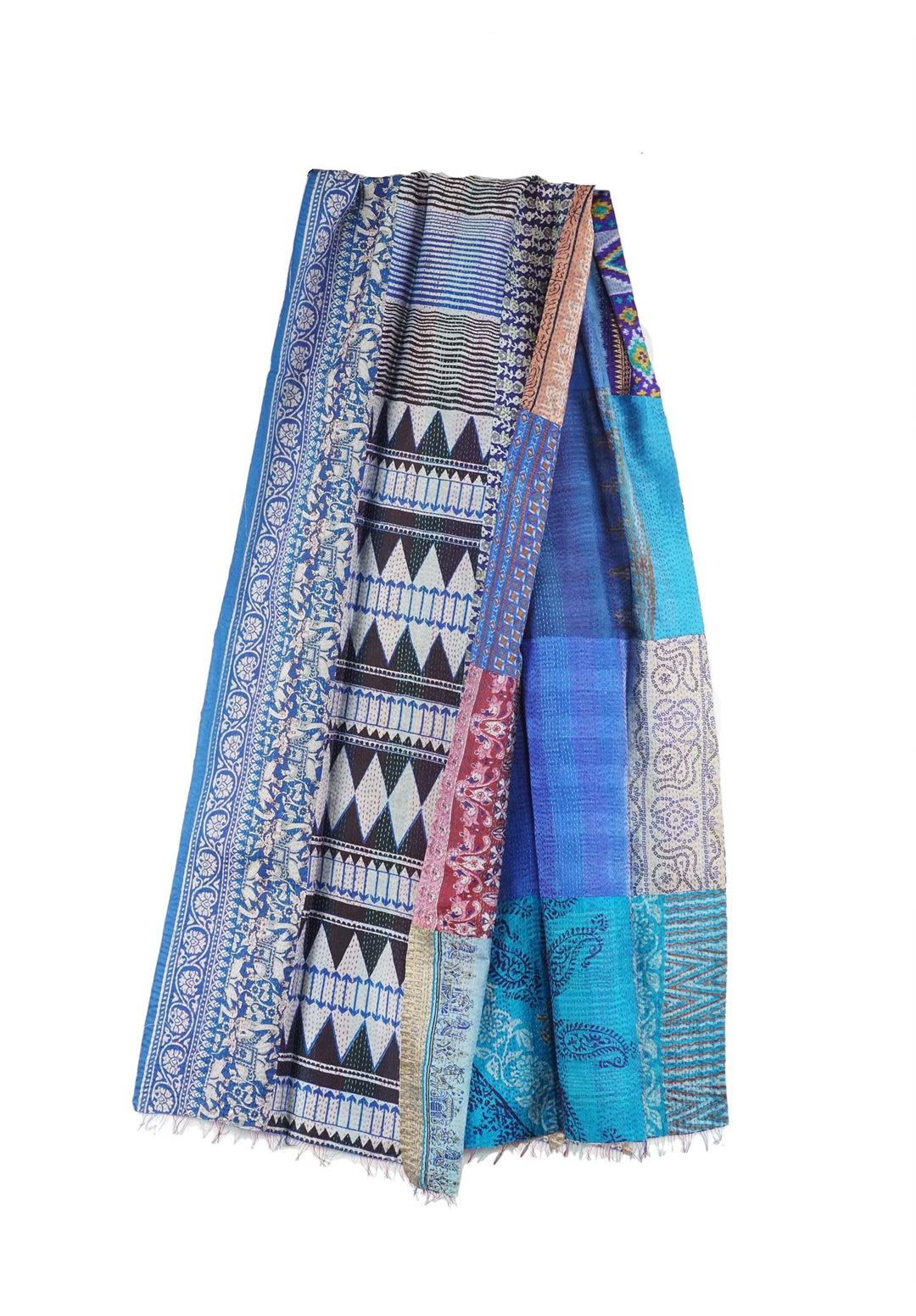 VINTAGE SILK KANTHA SCARF STANDARD - sv2801-0001a -